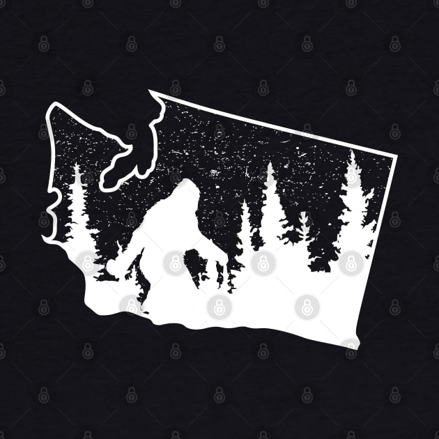 Washington Bigfoot State by Tesszero